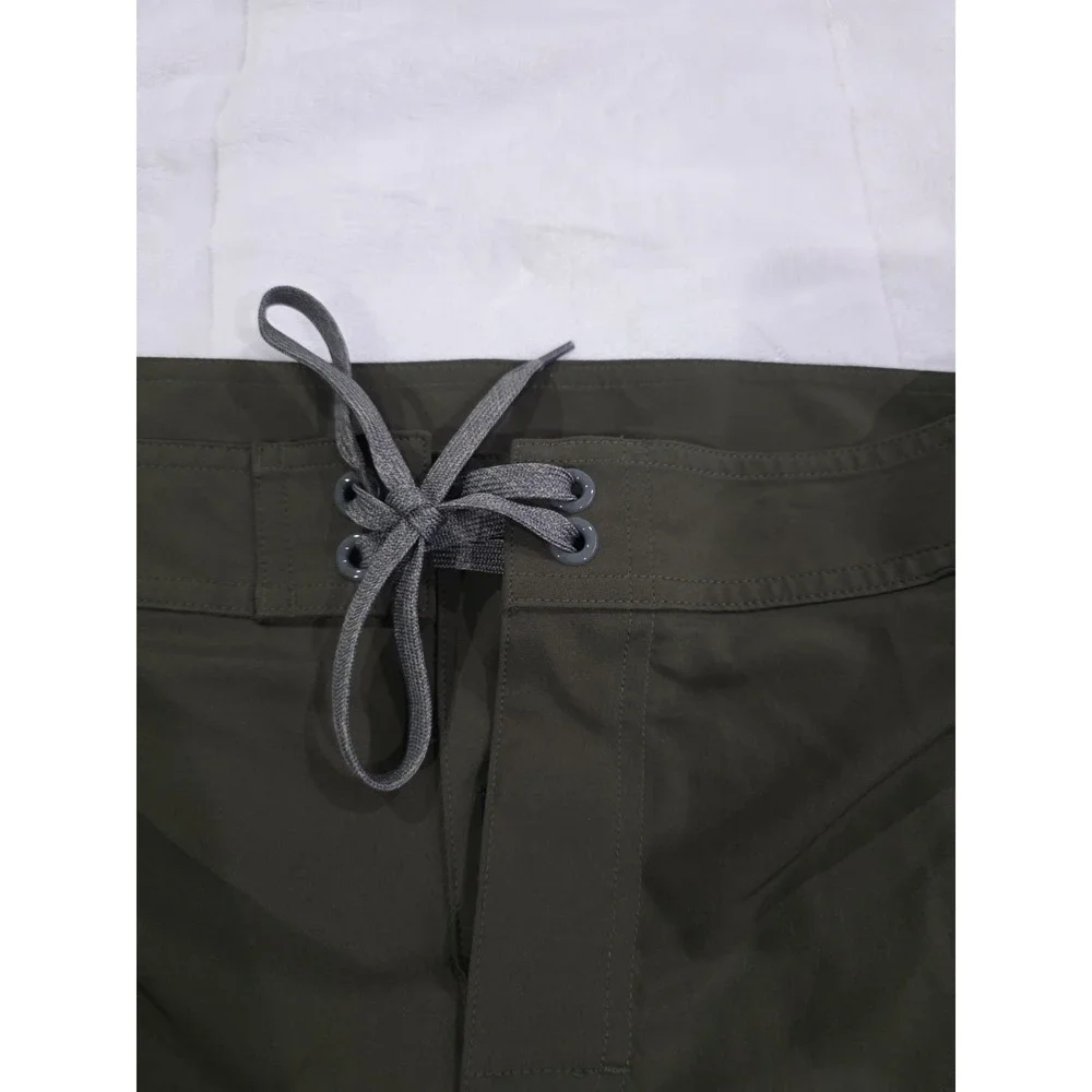 PRANA Men's Riveter Board Shorts Size 34 Peat Green 7